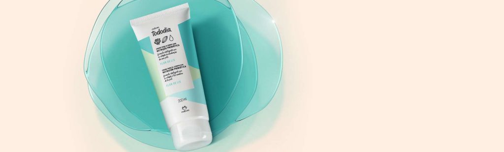 Creme Desodorante Nutritivo para o Corpo Tododia Flor de Lis