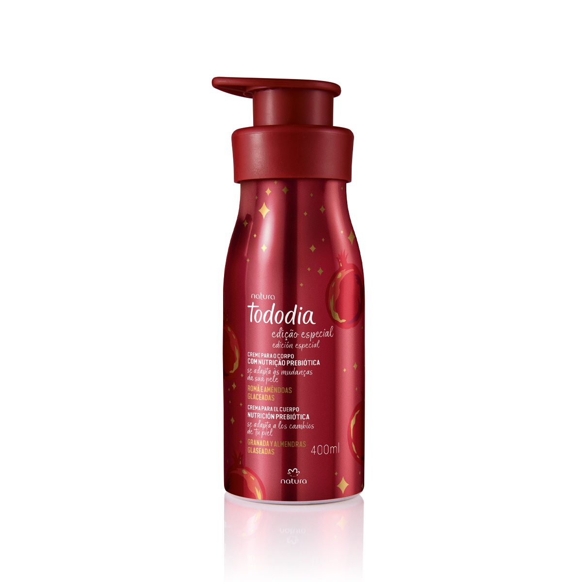 Creme Desodorante Nutritivo para o Corpo Tododia Romã e Amêndoas Glaceadas 1 Creme Desodorante Nutritivo para o Corpo Tododia Roma e Amendoas