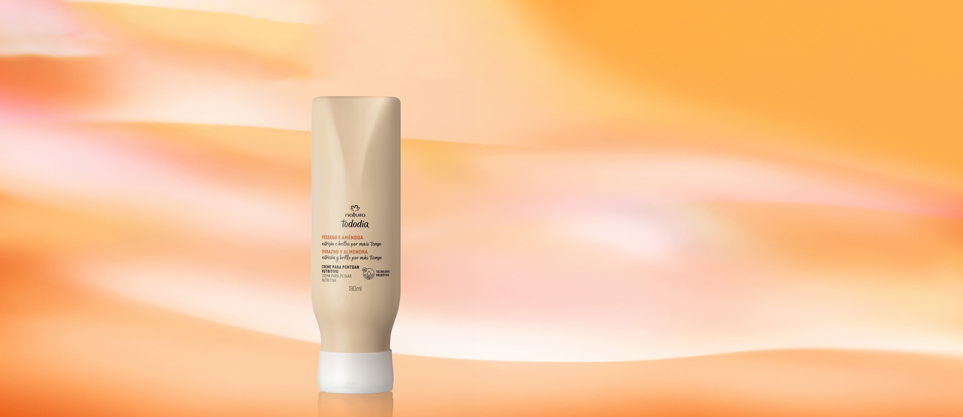 Creme para Pentear Nutritivo Tododia Pessego e Amendoa 180 ml