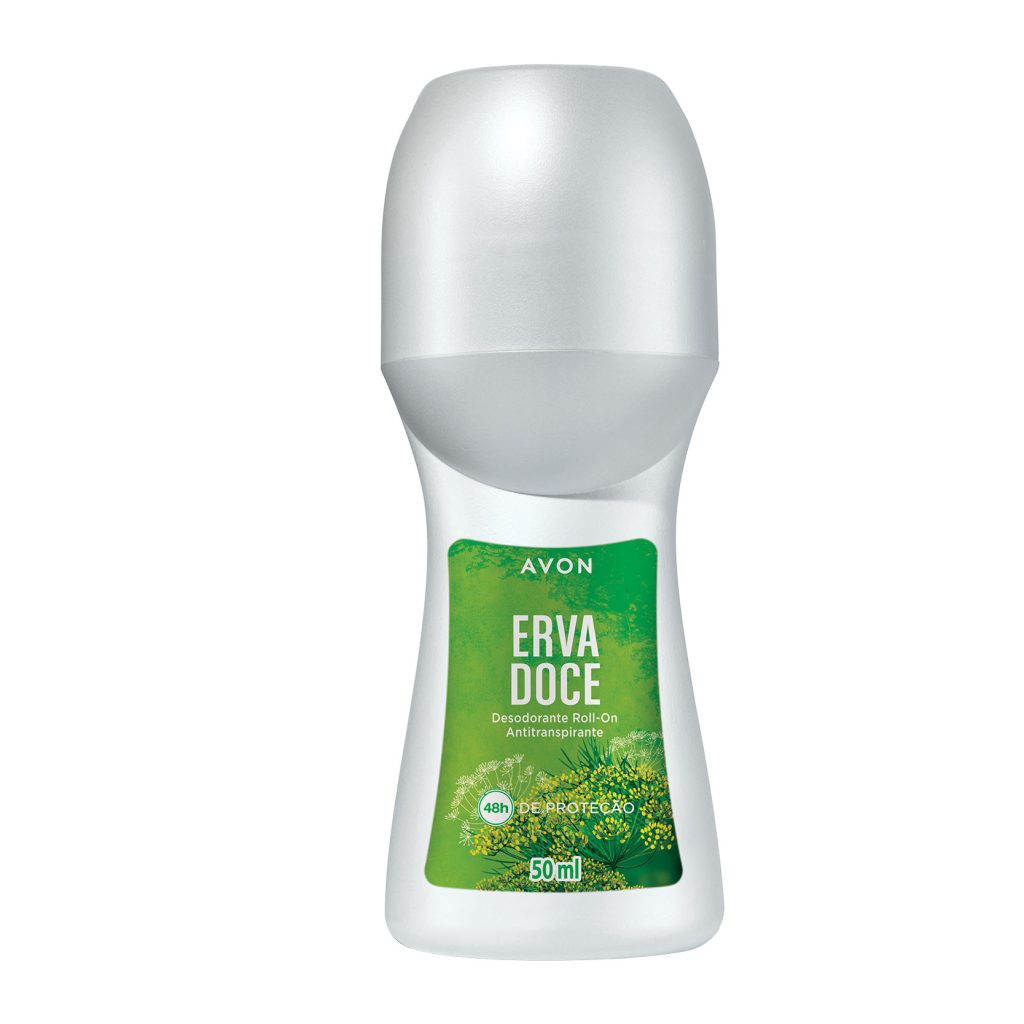 Desodorante Antitranspirante Roll-On Erva-Doce