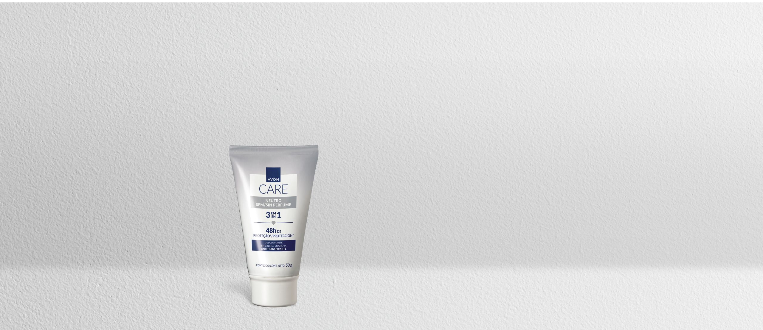 Desodorante em Creme Antitranspirante 48h de Protecao Avon Care Neutro scaled