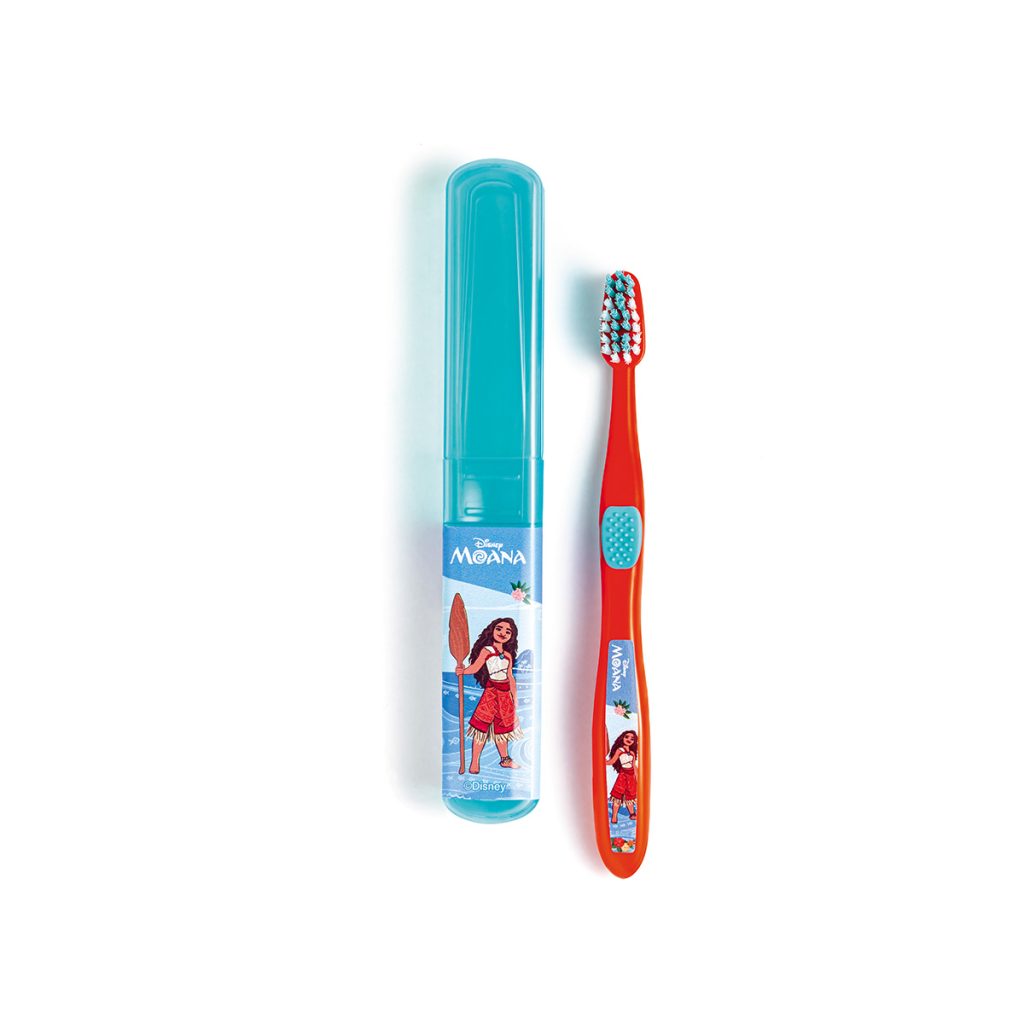 Escova de Dentes com Estojo Moana