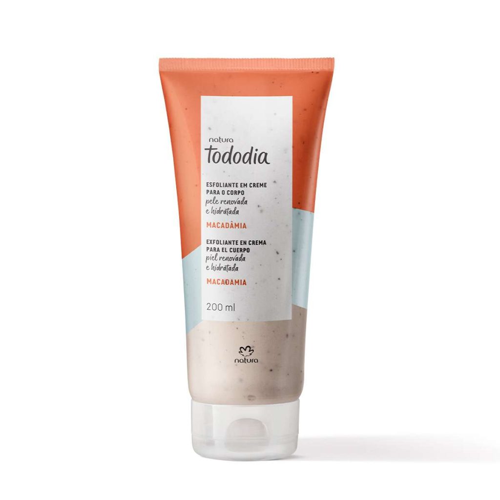 Esfoliante em Creme para o Corpo Tododia Macadâmia 200 ml
