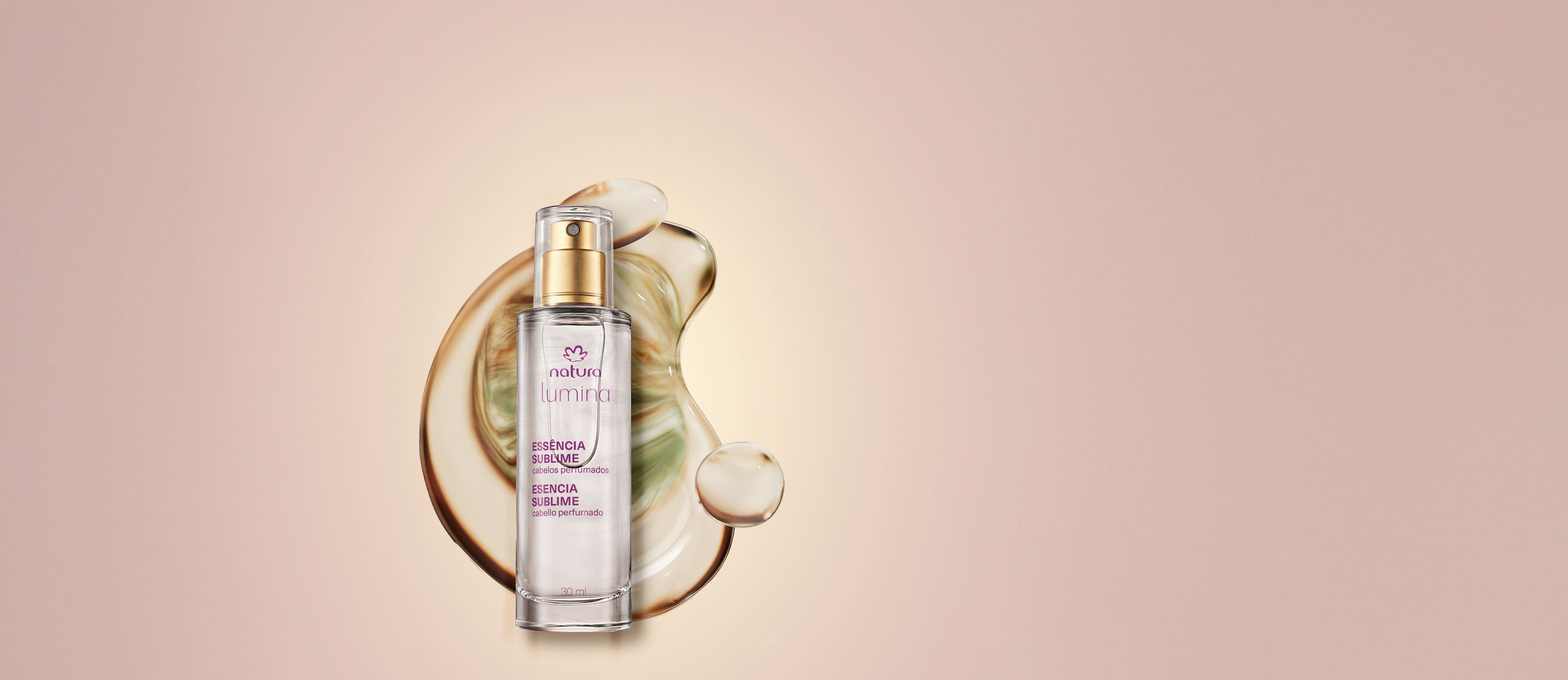 Essência Sublime Lumina em frasco elegante