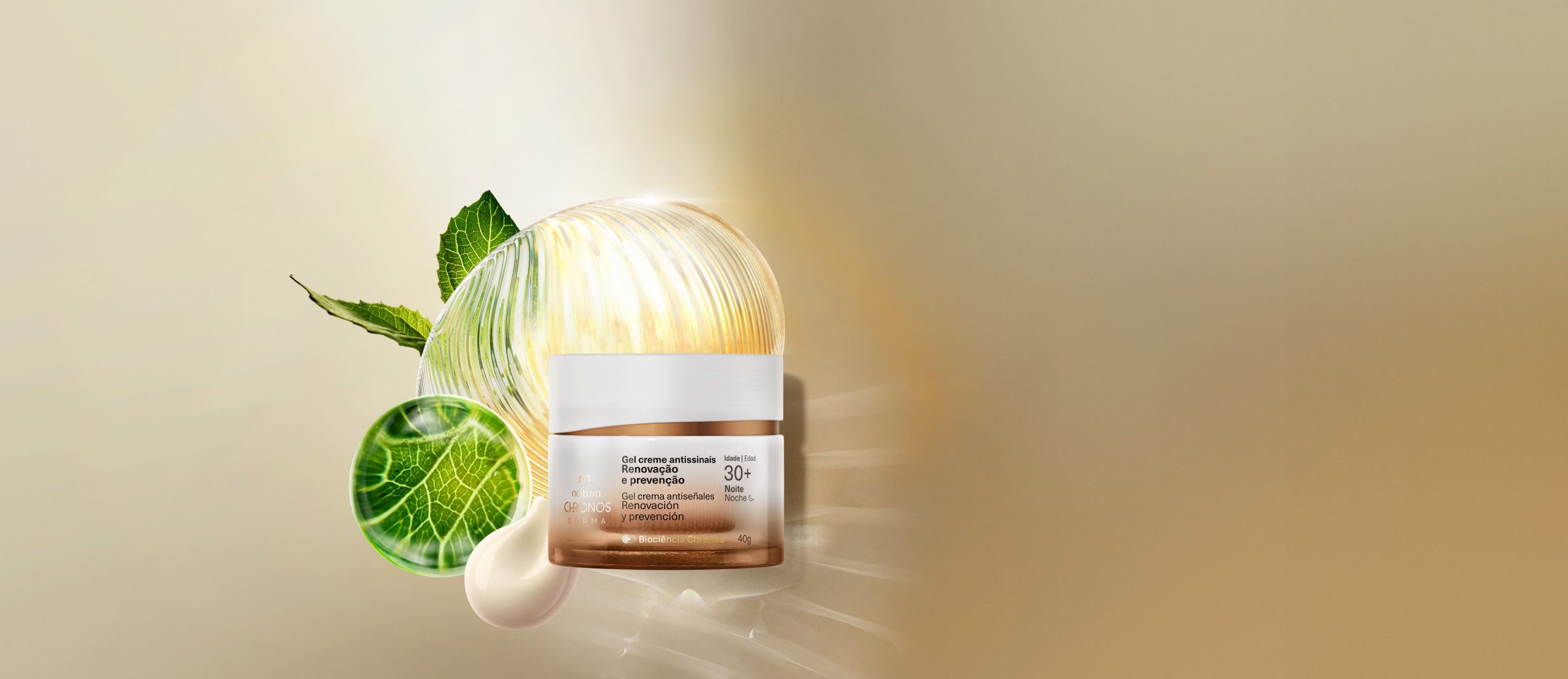 Gel Creme Antissinais Renovacao e Prevencao 30 Noite Chronos Derma scaled
