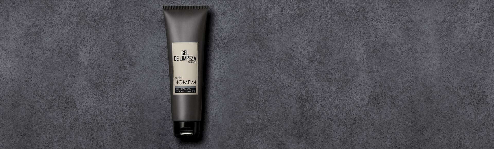 Gel de Limpeza Facial Natura Homem 2 Gel de Limpeza Facial Natura Homem em embalagem elegante