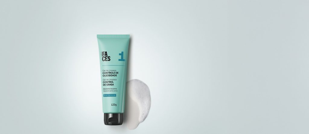 Gel de Limpeza para Controle de Oleosidade Faces