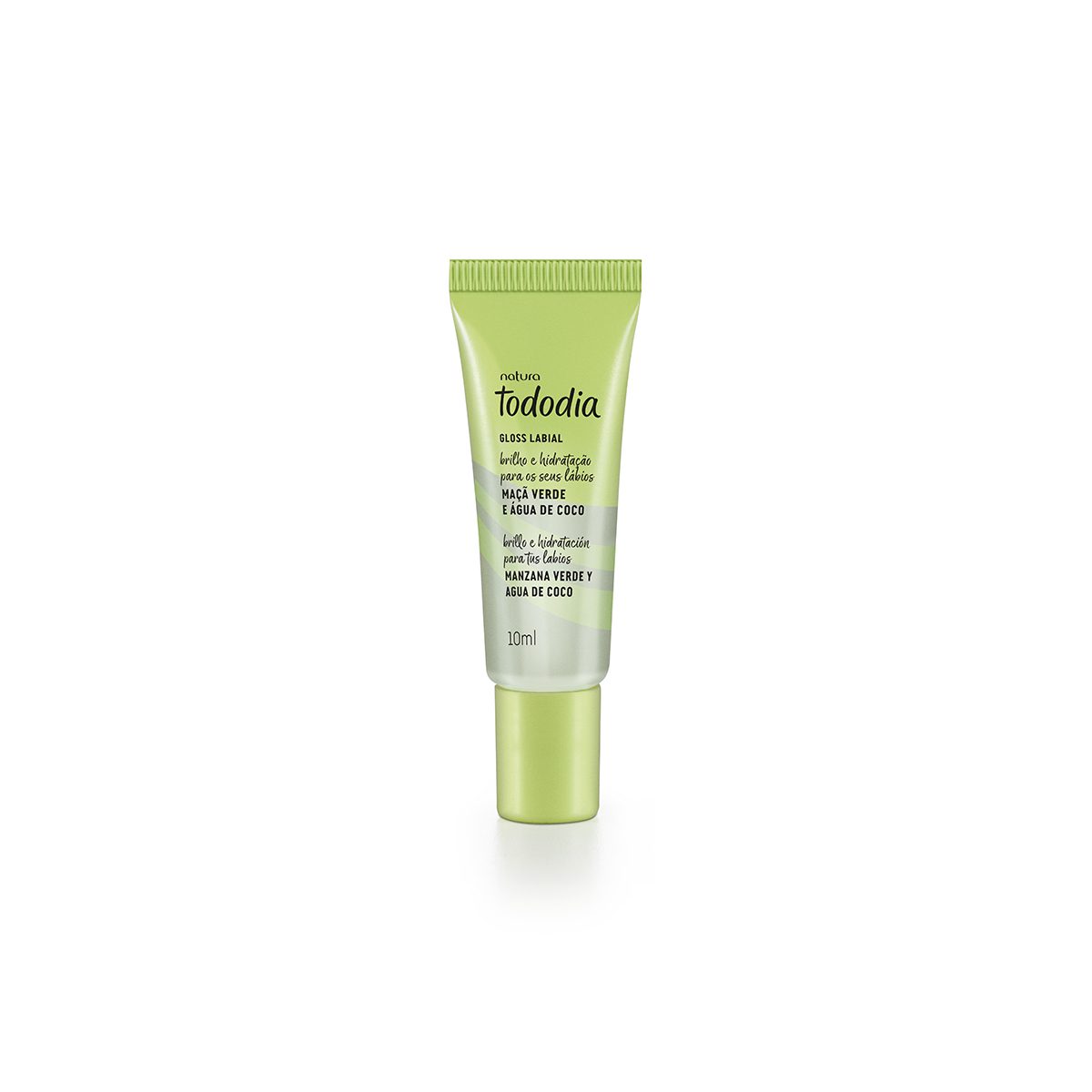 Gloss Labial Tododia Maca Verde e Agua de Coco