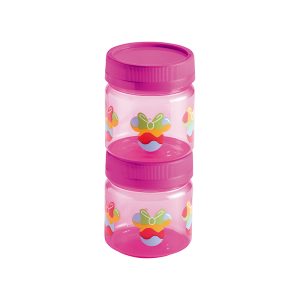 Kit 2 Potes Minnie