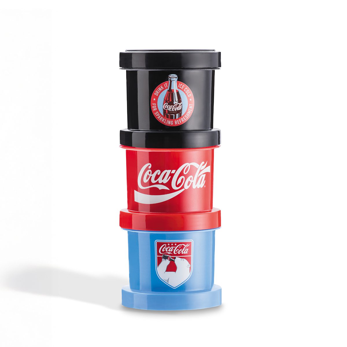 Kit 3 Potinhos Coca Cola