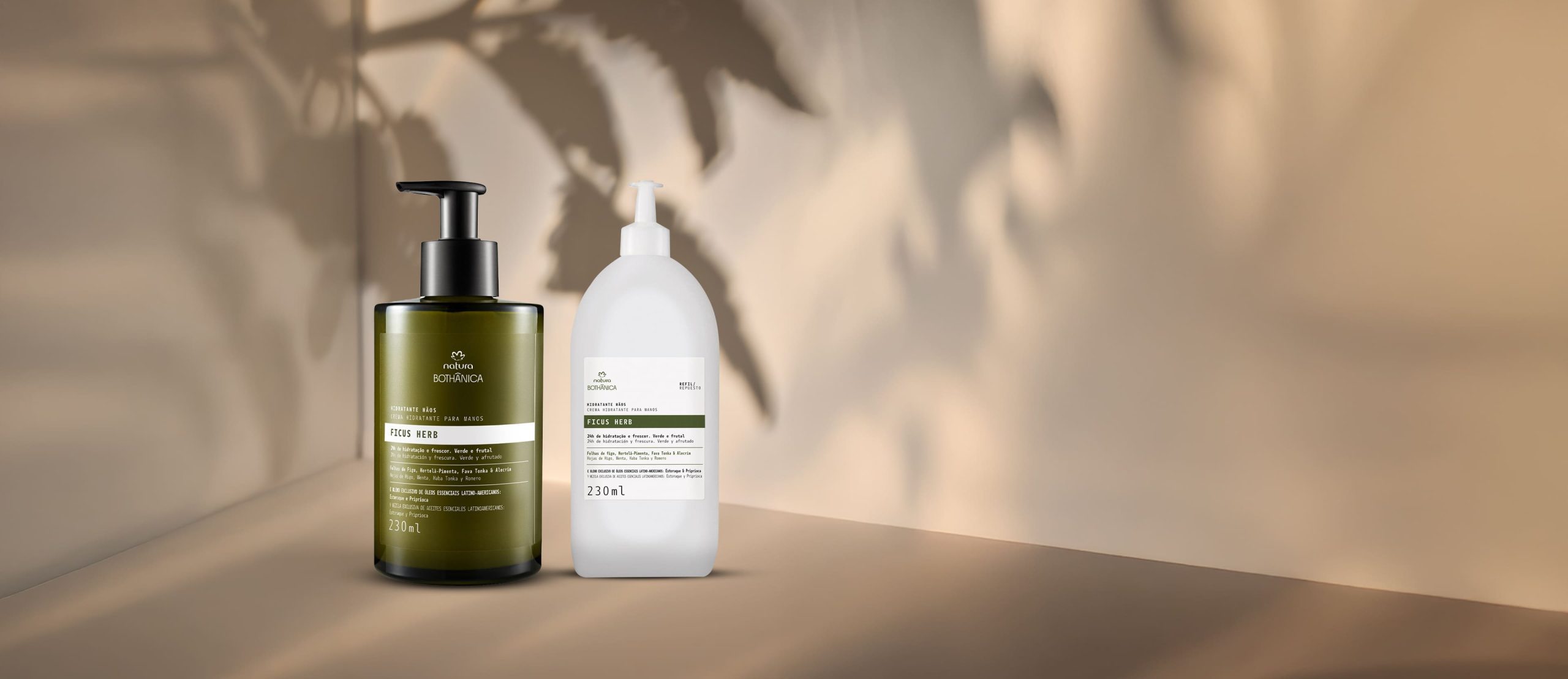 Kit Bothanica Hidratante para as Maos Ficus Herb e Refil scaled