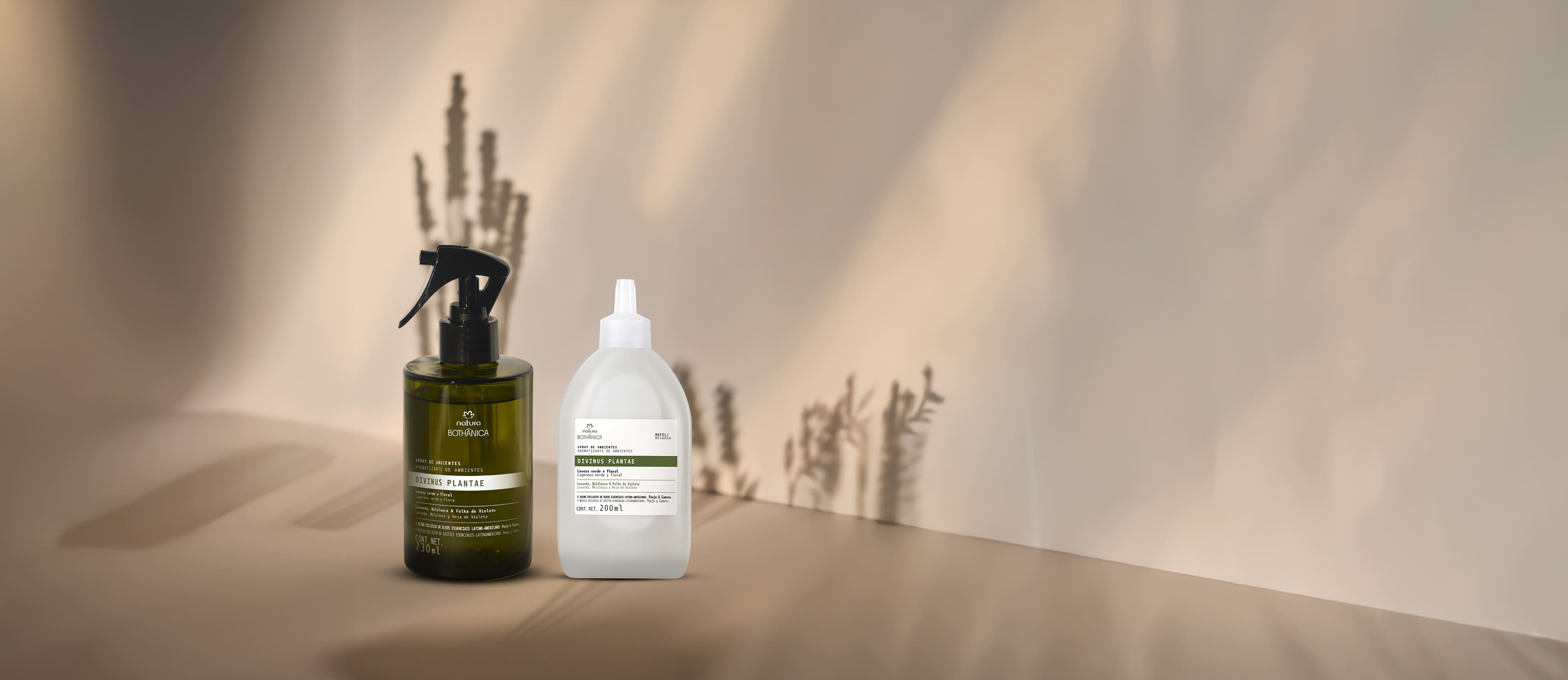 Kit Bothanica Spray para Ambientes Divinus Plantae e Refil 2