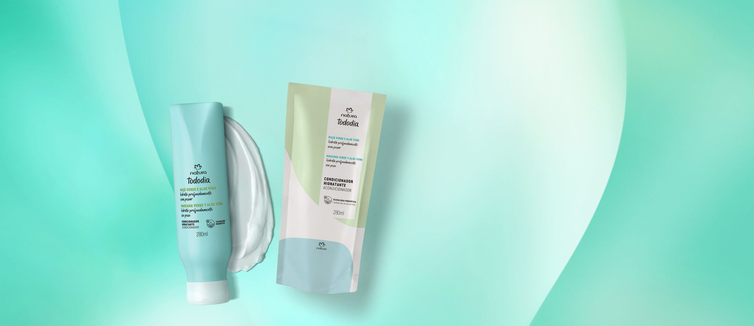 Kit Condicionador Hidratante Tododia Maca e Aloe Vera com Refil scaled