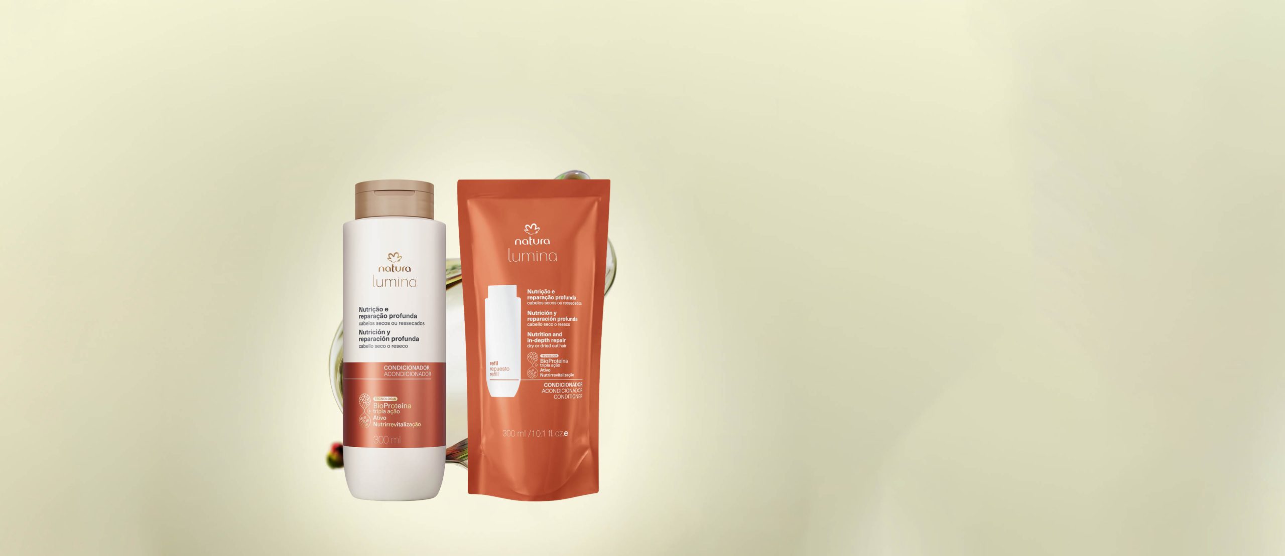Kit Condicionador com Refil Lumina Nutricao e Reparacao Profunda scaled