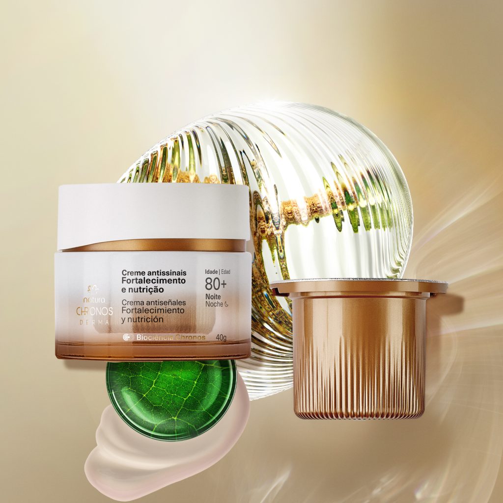 Kit Creme Antissinais 80+ Noite Chronos Derma com Refil