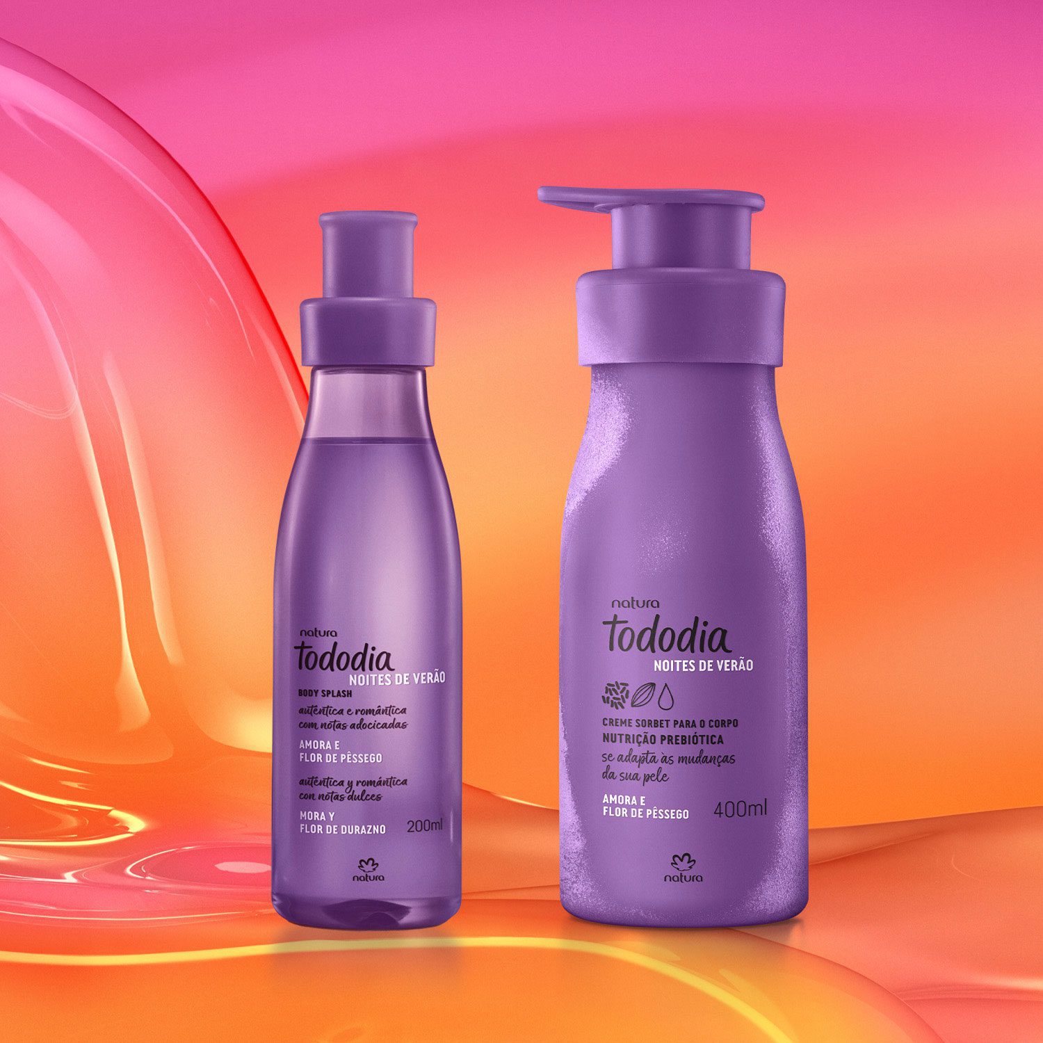 Kit Creme Sorbet Desodorante Nutritivo para o Corpo e Body
