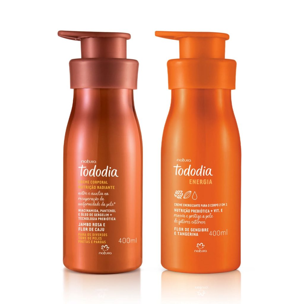 Kit Cremes Nutritivos Tododia Energia e Jambo Rosa e Flor de Caju (2 produtos)