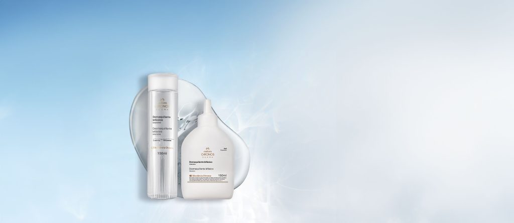 Kit Demaquilante Bifásico com Refil Chronos Derma