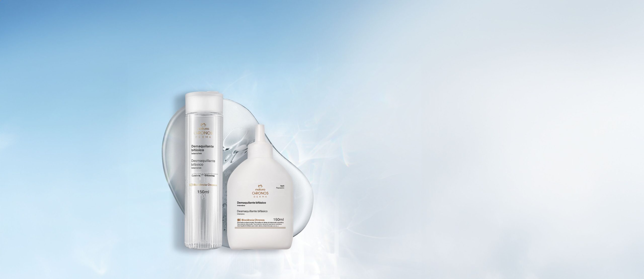 Kit Demaquilante Bifasico com Refil Chronos Derma scaled
