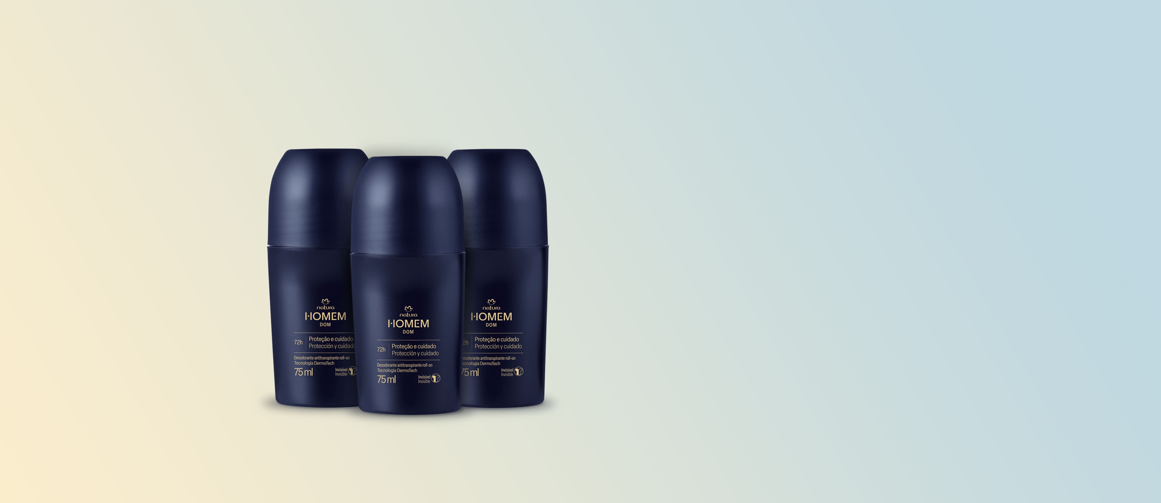 Kit Desodorante Natura Homem Dom