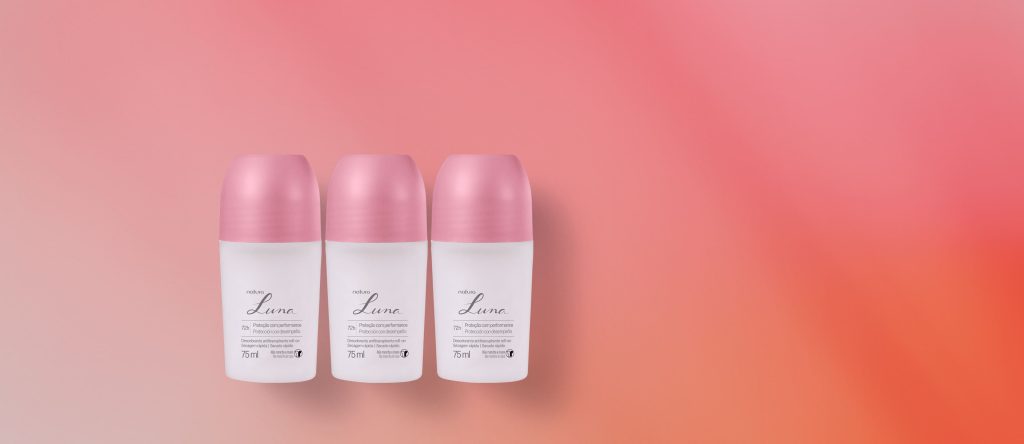 Kit Desodorante Antitranspirante Roll-on Luna (3 unidades)