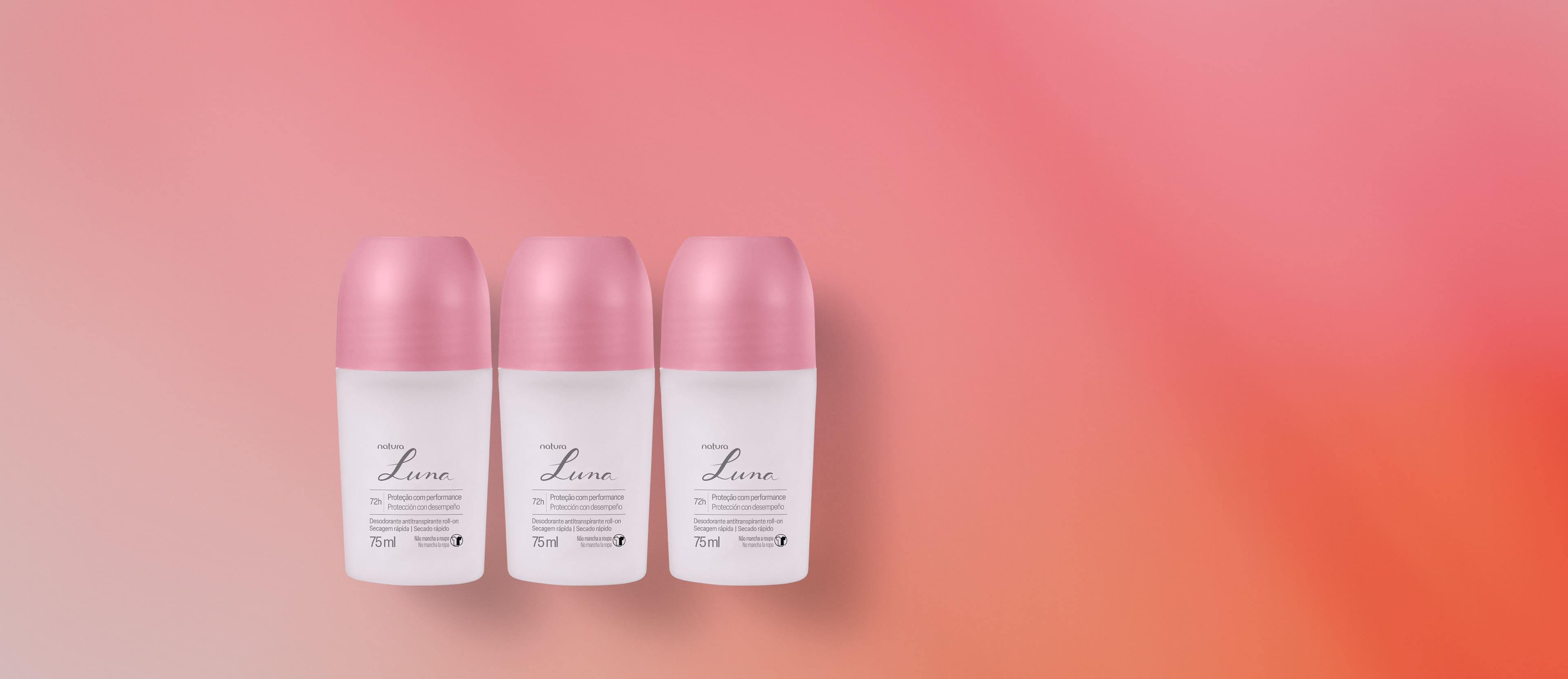 Kit Desodorante Luna em embalagem elegante