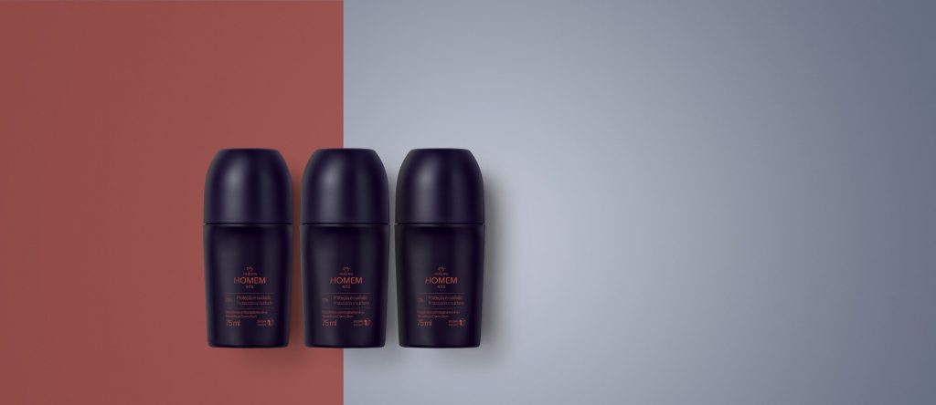 Kit Desodorante Antitranspirante Roll-on Natura Homem Nós (3 unidades)