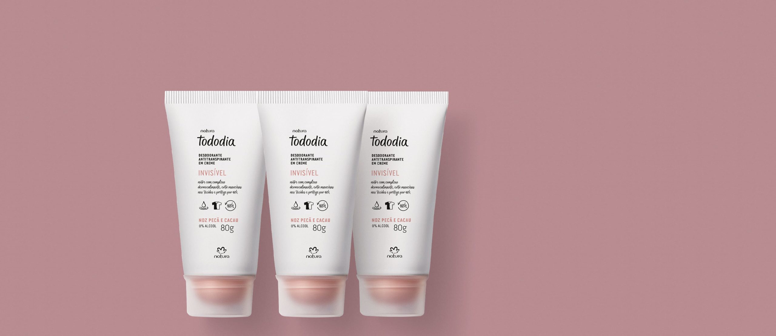 Kit Desodorante Antitranspirante em Creme Tododia Noz Peca e Cacau scaled