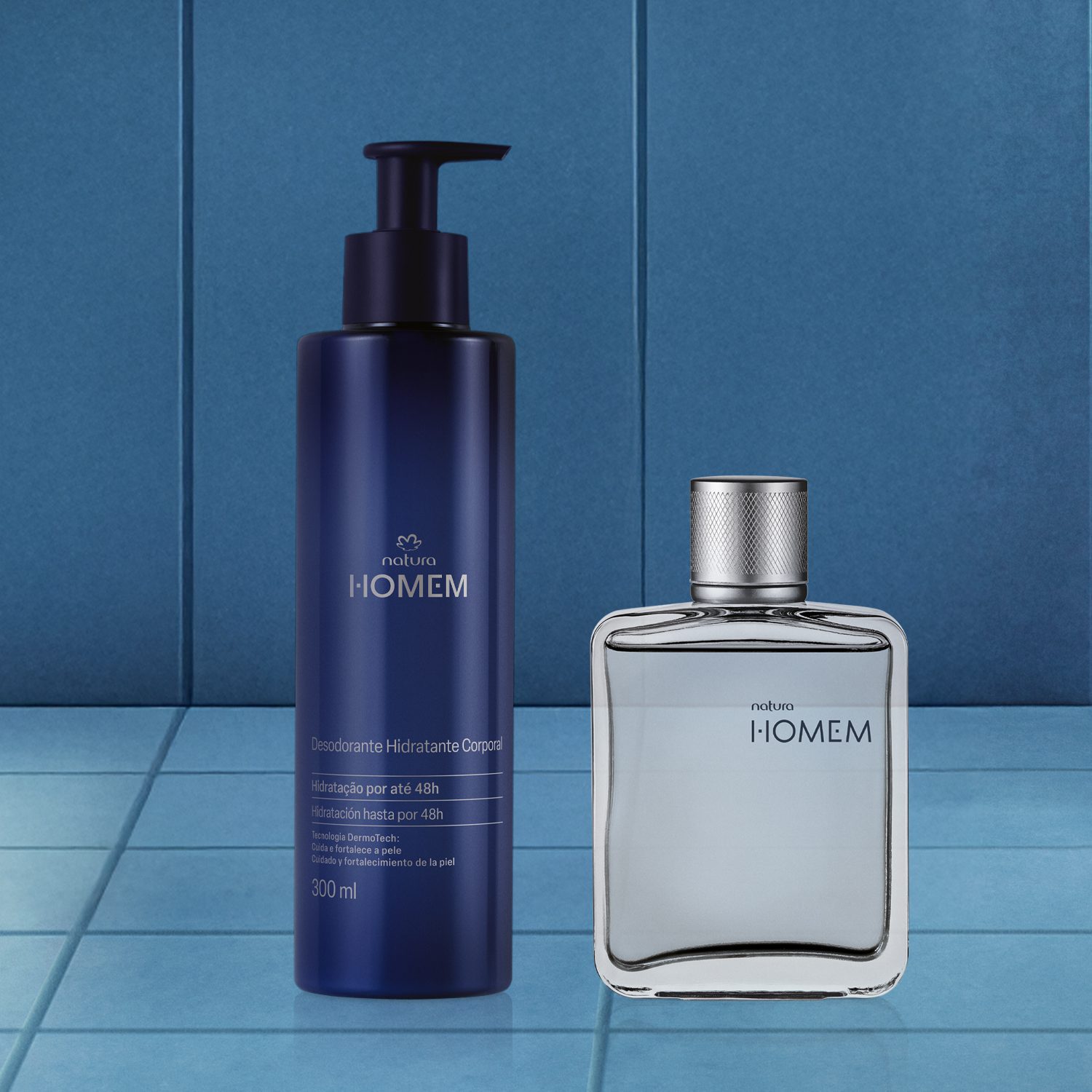 Kit Desodorante Colonia e Desodorante Hidratante Corporal Natura Homem 2