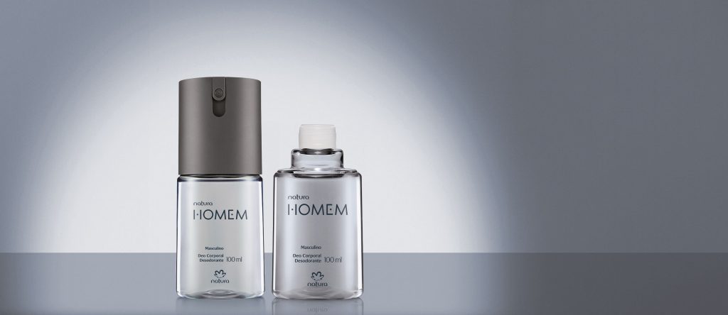 Kit Desodorante Corporal Natura Homem com Refil