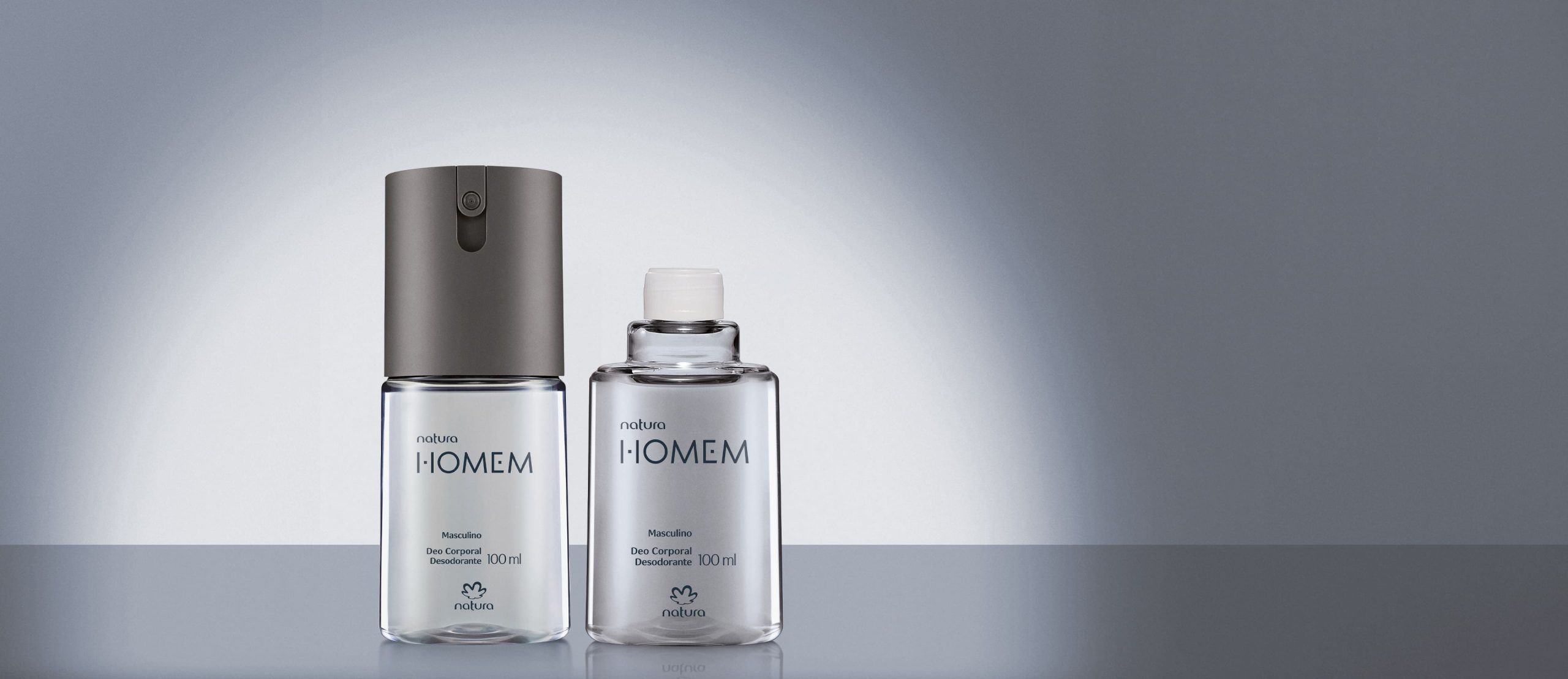 Kit Desodorante Corporal Natura Homem com Refil scaled