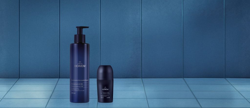 Kit Desodorante Roll-on e Hidratante Corporal Natura Homem (2 produtos)