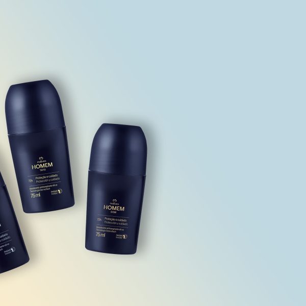 Loja 63 Kit Desodorantes Antitranspirantes Roll-On Natura Homem (3 produtos)