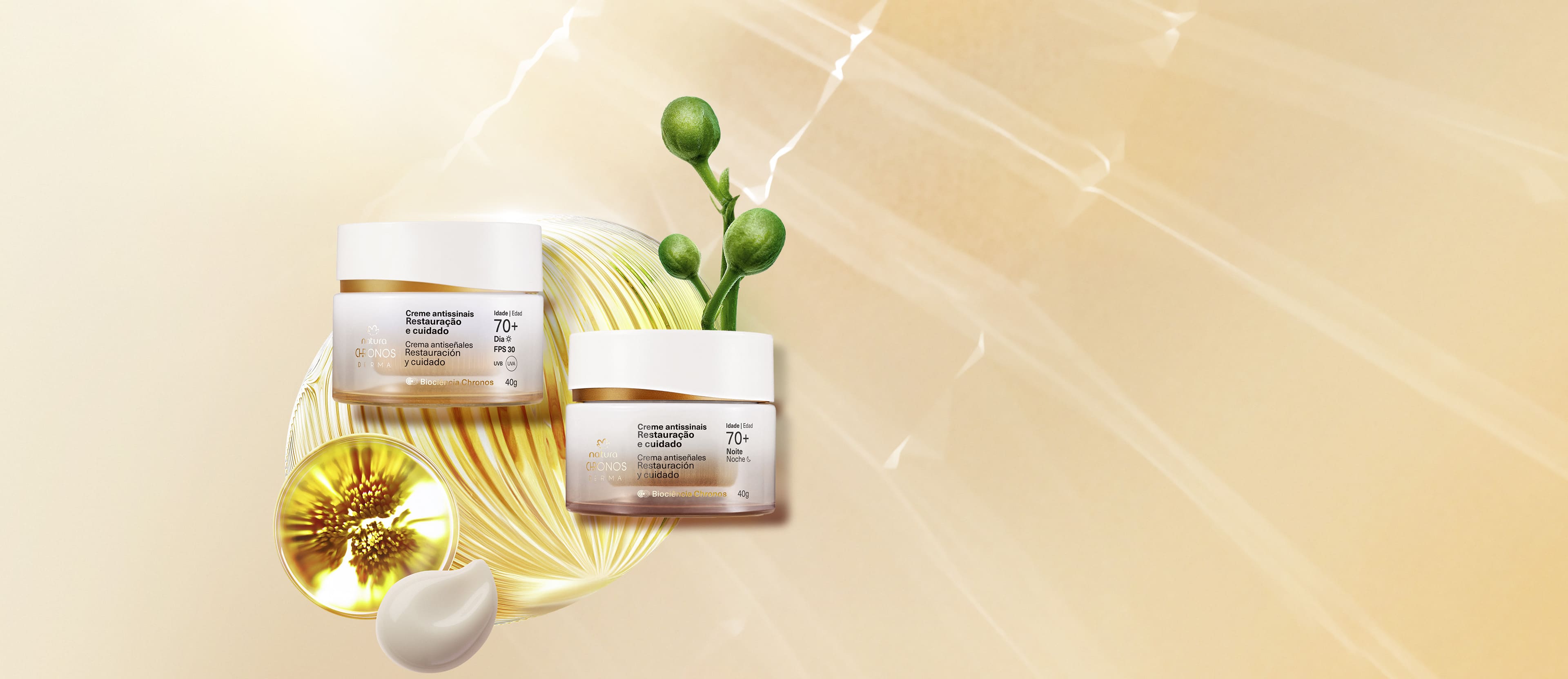Kit Dupla Antissinais 70 Chronos Derma 2 produtos