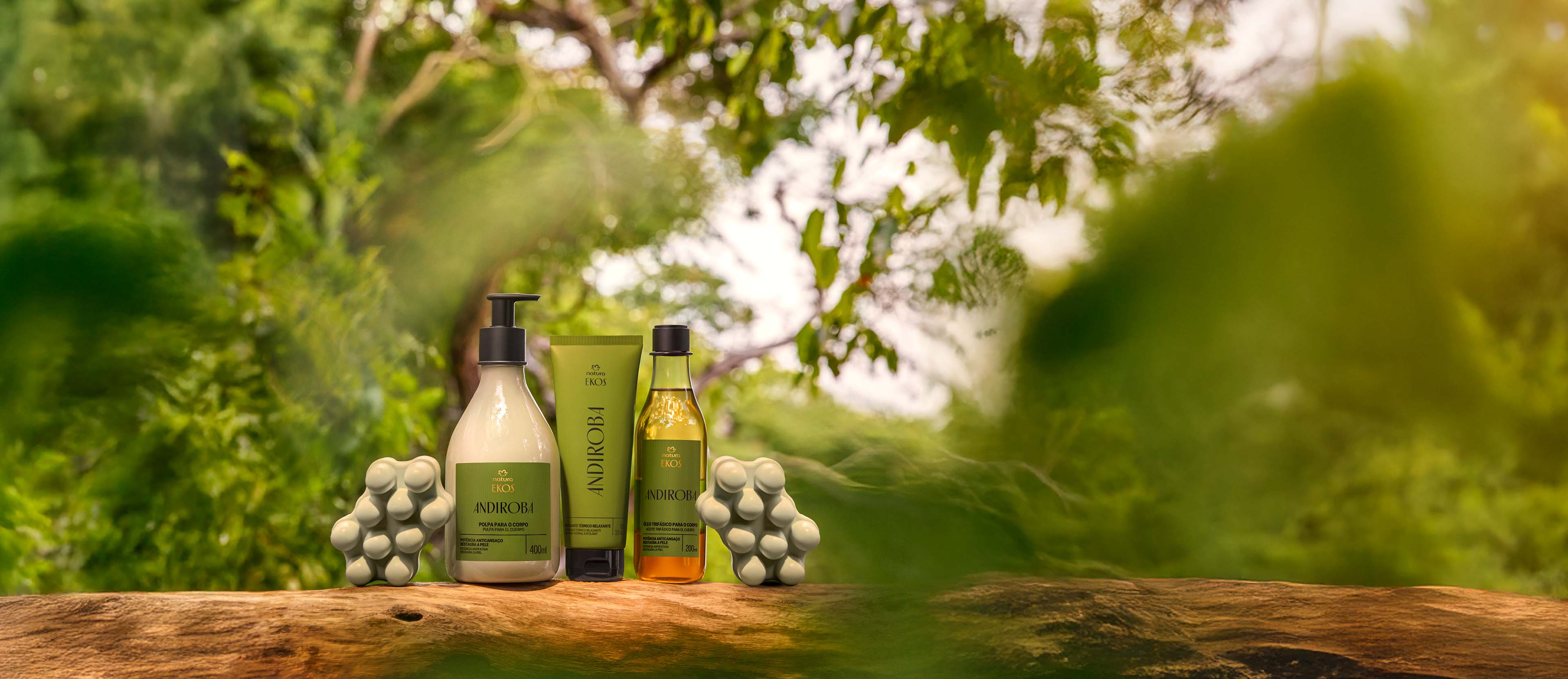 Kit Ekos Andiroba Completo 2 Kit Ekos Andiroba Completo em embalagem luxuosa
