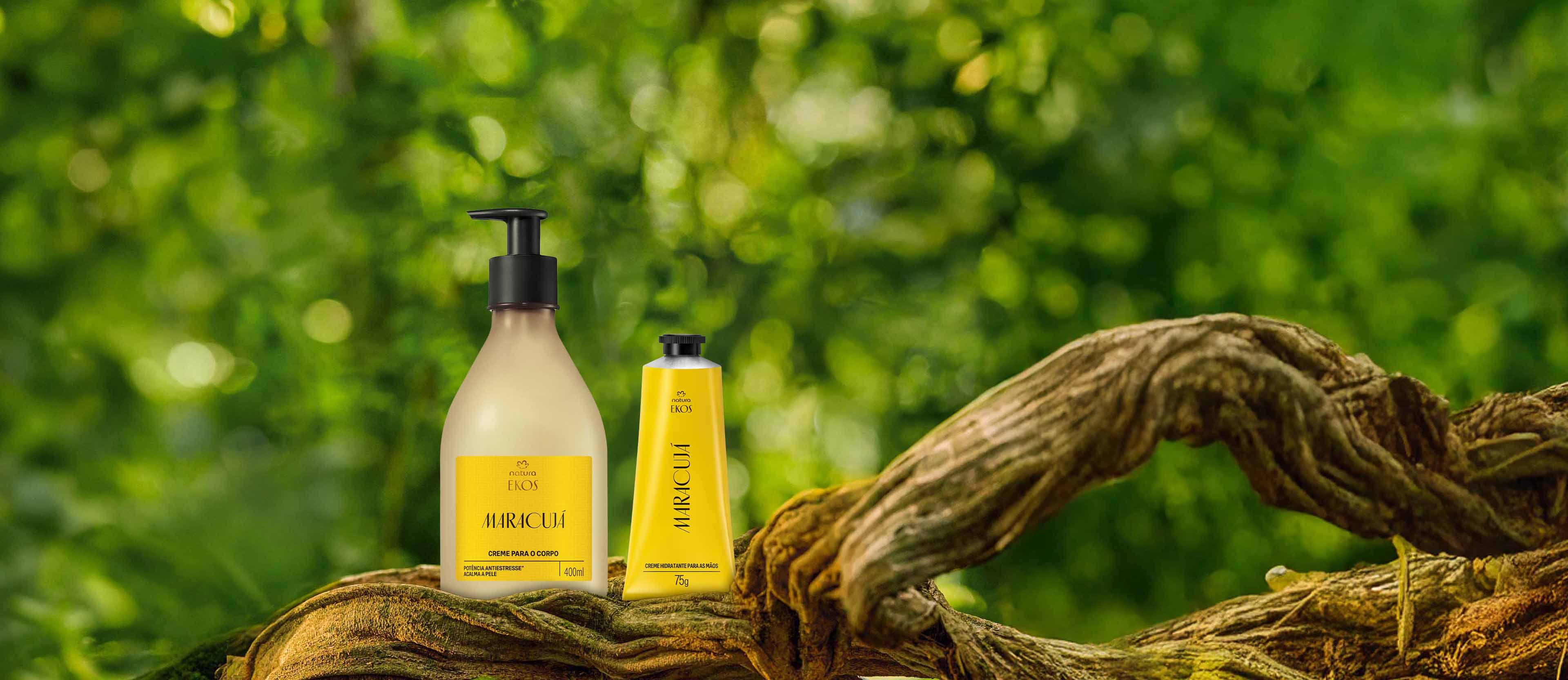 Kit Ekos Maracuja Creme para o Corpo e Maos