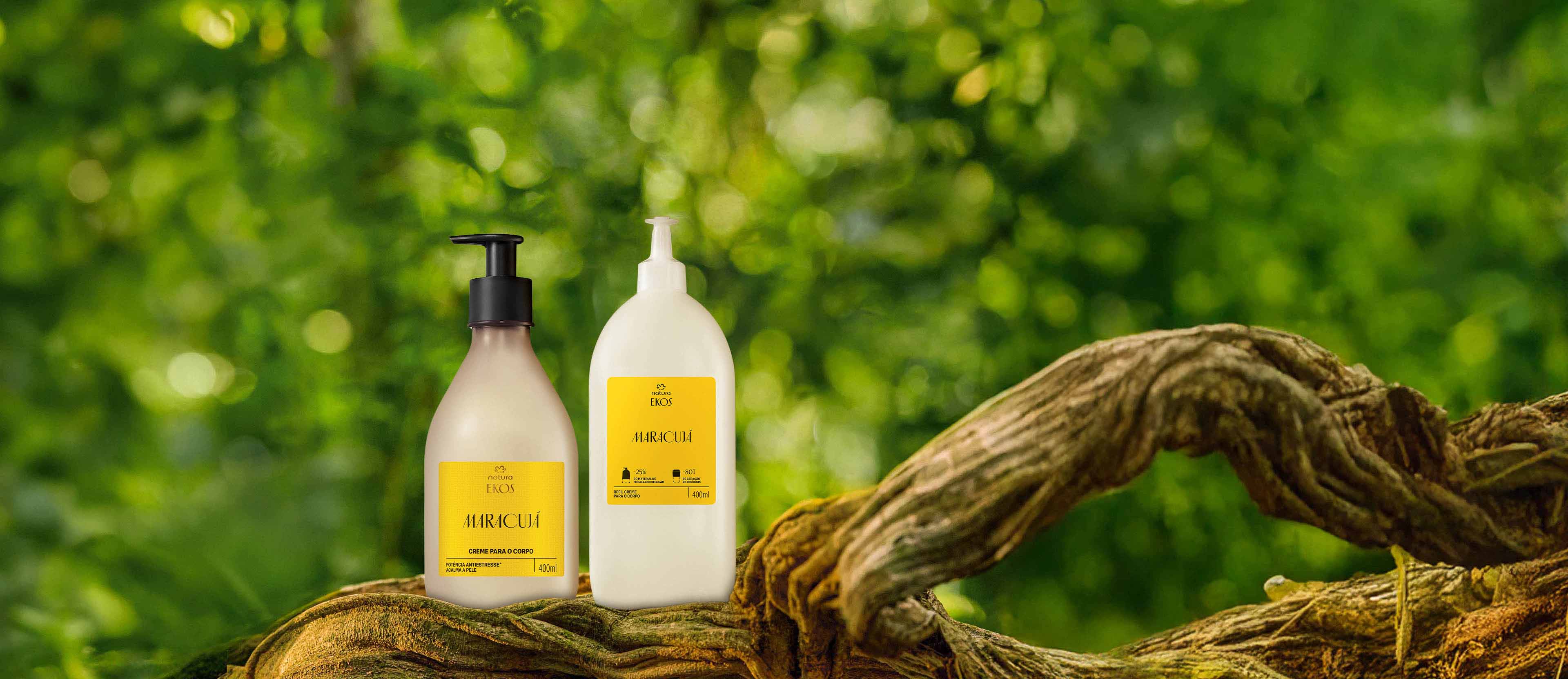 Kit Ekos Maracujá Creme para o Corpo e Refil 2 Kit Ekos Maracujá Creme para o Corpo e Refil em destaque