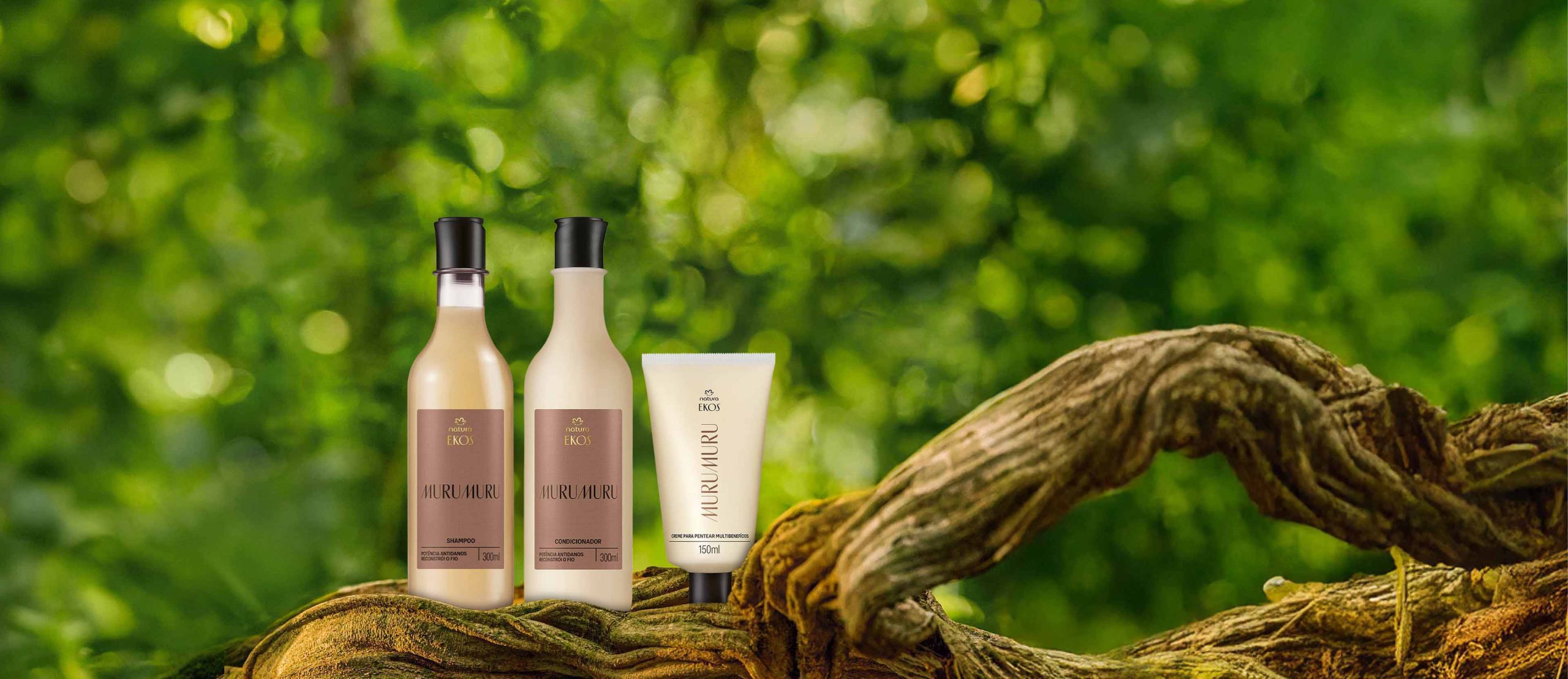 Kit Ekos Murumuru Shampoo Condicionador e Creme para Pentear scaled