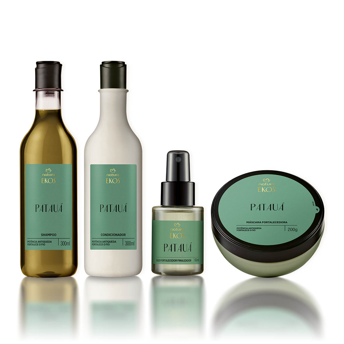 Kit Ekos Pataua Shampoo Condicionador Mascara e Oleo