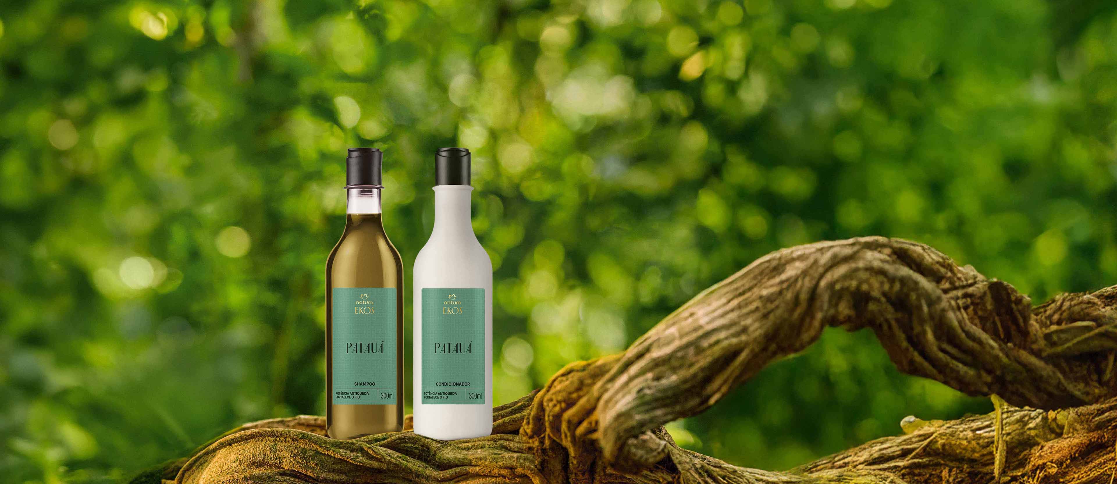 Kit Ekos Patauá Shampoo e Condicionador 2 Kit Ekos Patauá em embalagem luxuosa