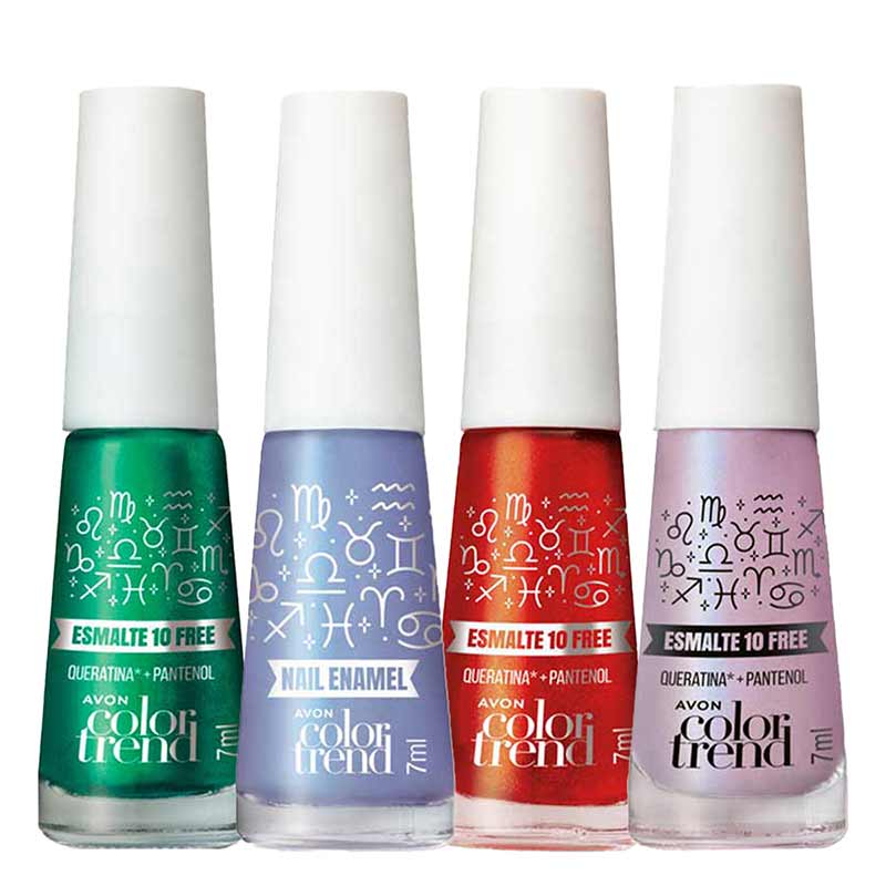 Kit Esmaltes Color Trend Zodíaco