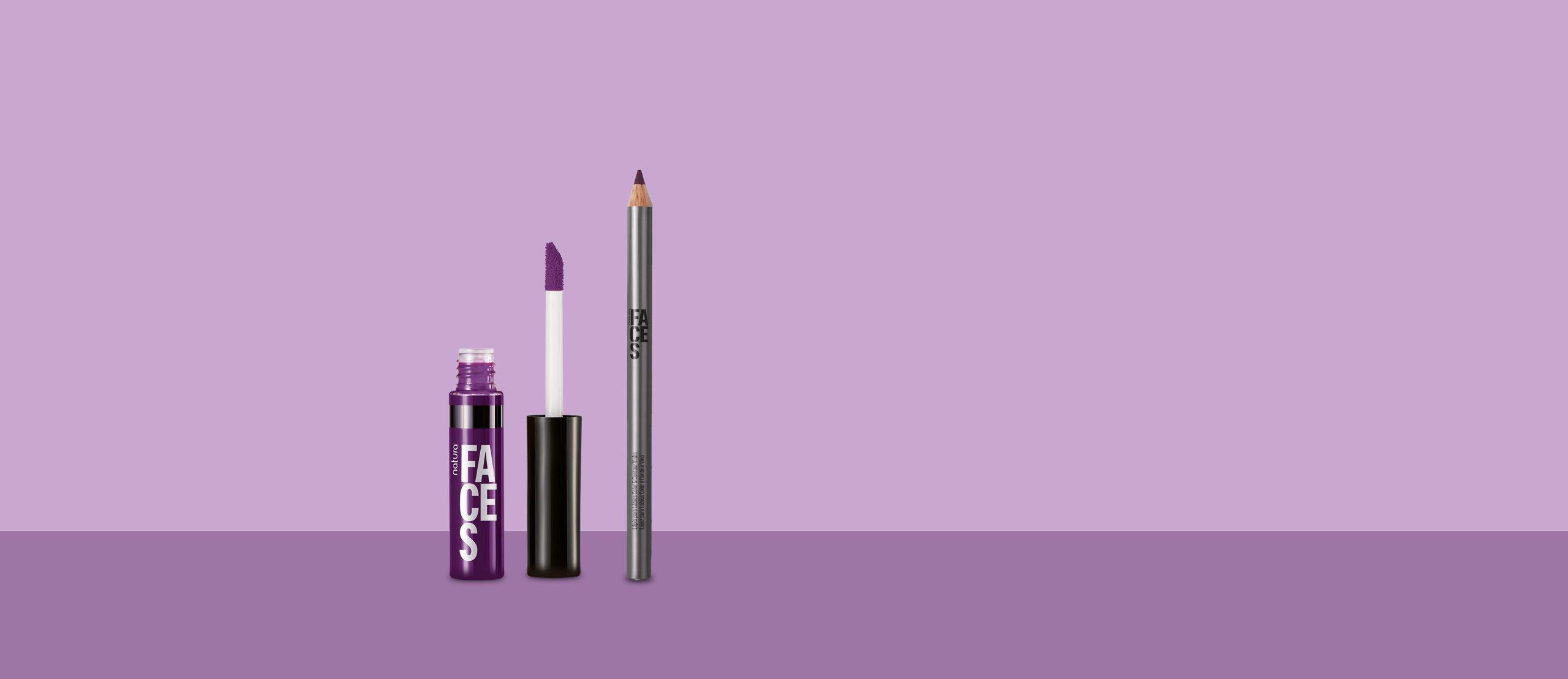 Kit Faces Lapis Labial Vinho e Lip Tint Roxo Go scaled