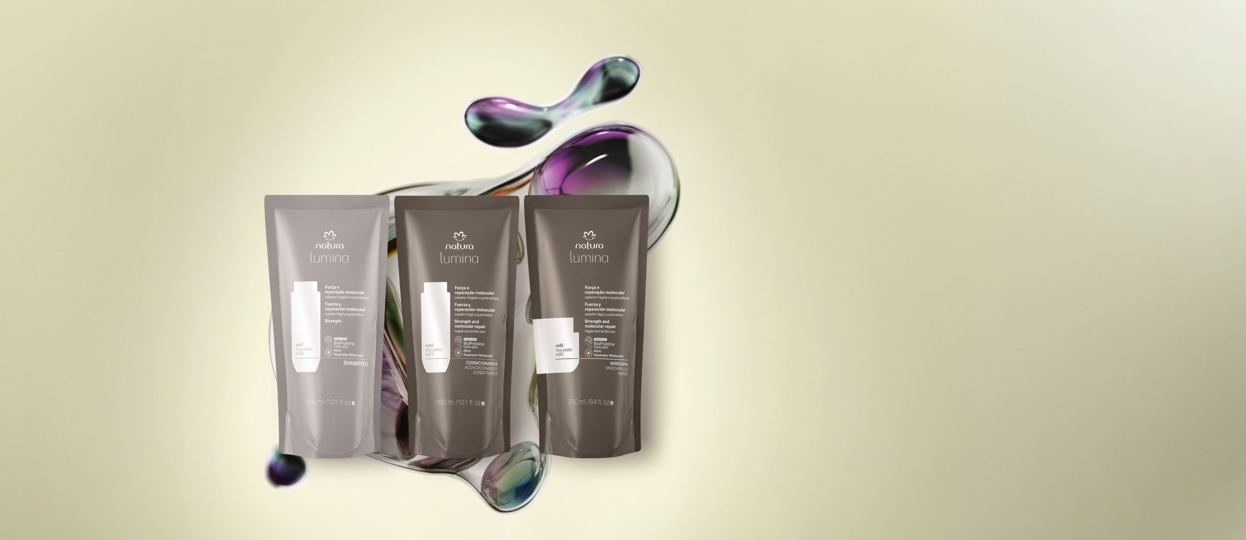 Kit Forca e Reparacao Molecular Lumina 3 produtos scaled