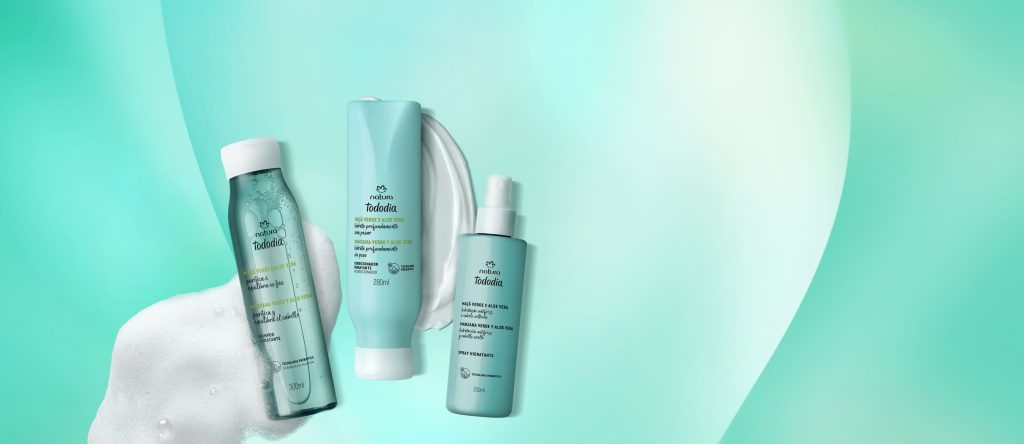 Kit HidratanteTododia Maçã Verde e Aloe Vera (3 produtos)