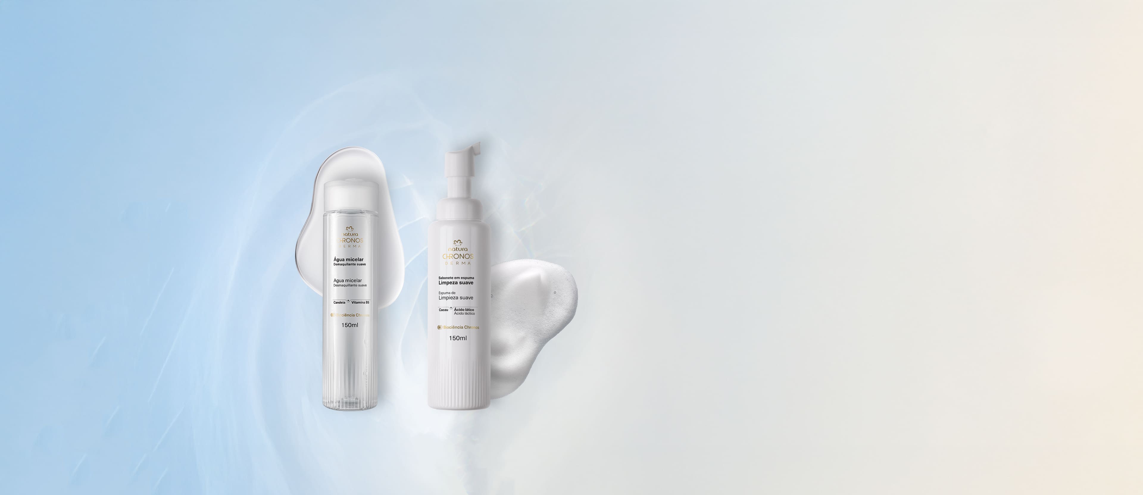 Kit Limpeza Suave Chronos Derma em destaque