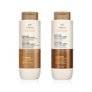 Kit Lumina Antissinais Regenerador Capilar Shampoo e Condicionador (2 produtos) [NATBRA-235591]