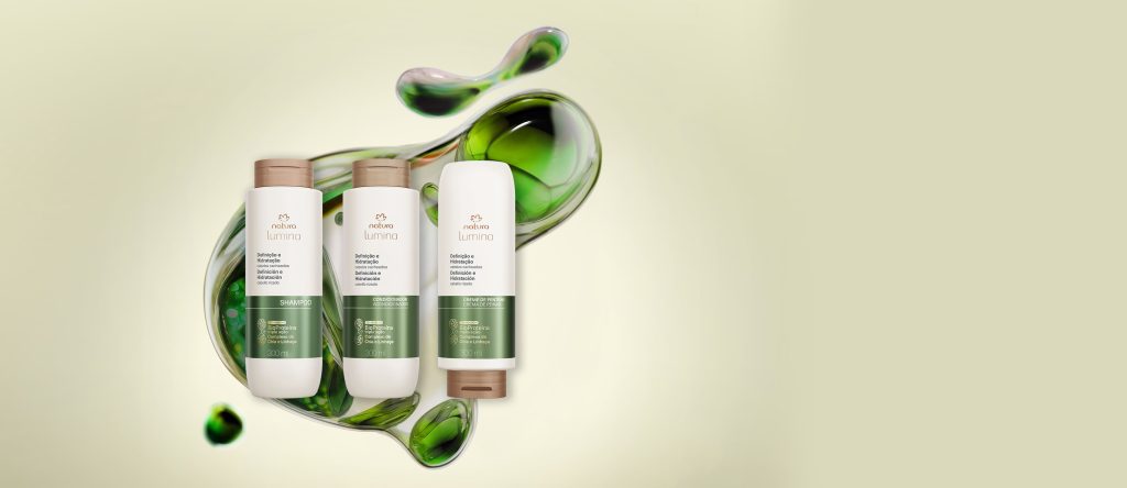 Kit Lumina Cacheados Shampoo, Condicionador e Creme para Pentear (3 produtos)