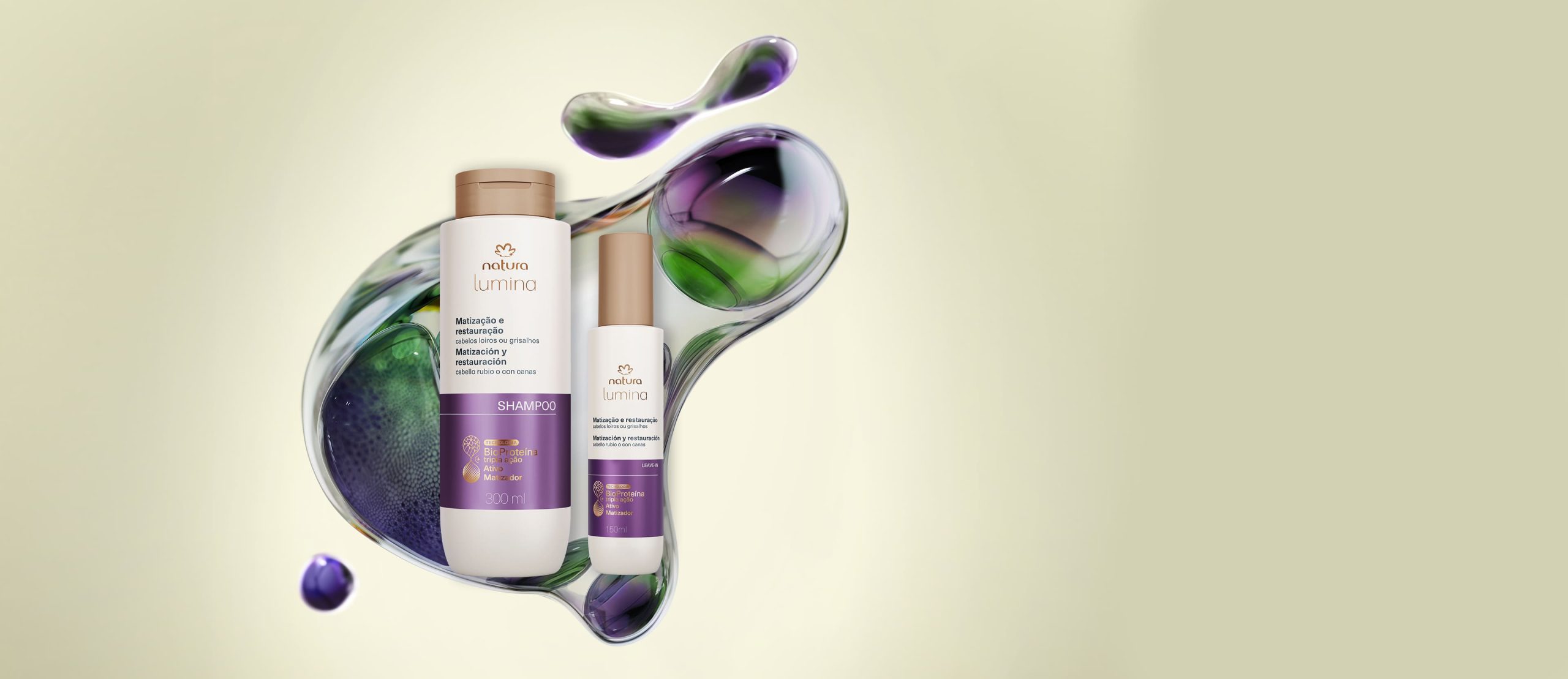Kit Lumina Matização para Loiros e Grisalhos (2 produtos) 1 Kit Lumina Matizacao para Loiros e Grisalhos 2 produtos scaled