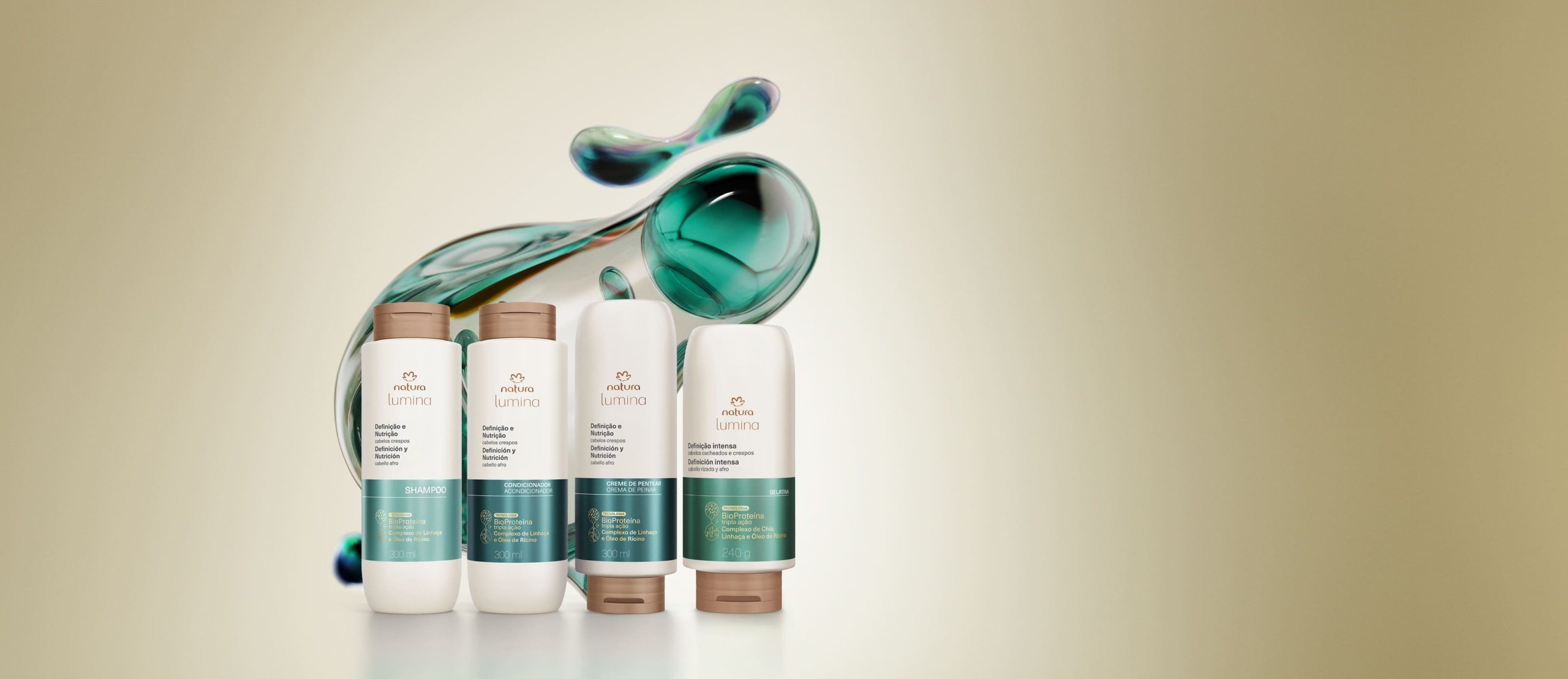 Kit Lumina para Cabelos Crespos 4 produtos scaled