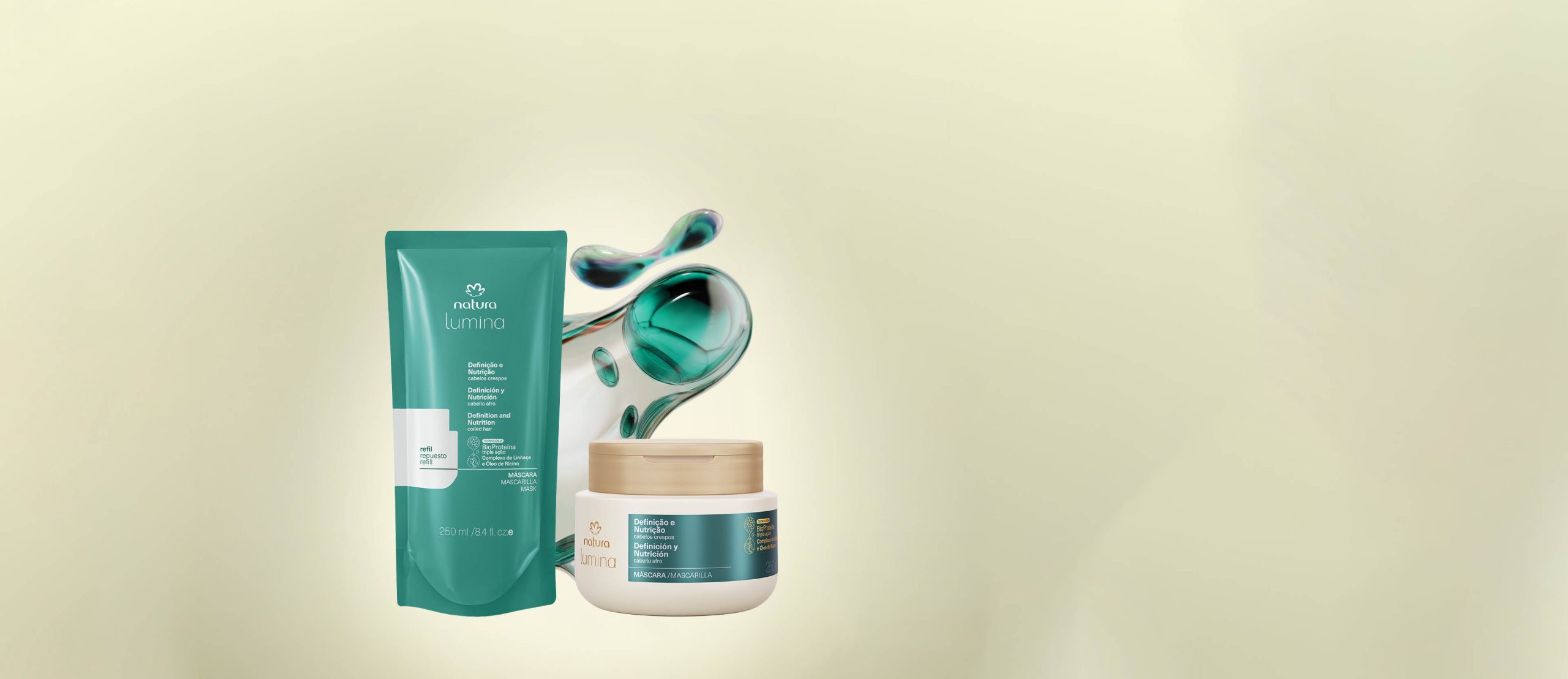 Kit Máscara com Refil Lumina Definição e Nutrição para Cabelos Crespos 1 Kit Mascara com Refil Lumina Definicao e Nutricao para Cabelos scaled